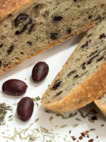 No-Knead Sicilian Olive Bread