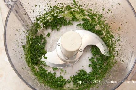 Ingredients processed for Strawberry Salad