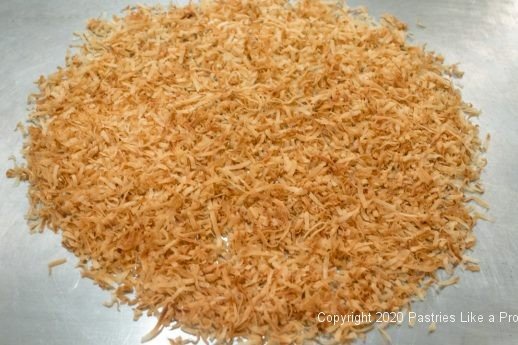 Toasted Coconut for Pia Colada No Bake Cheesecae