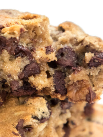 Levain Style Chocolate Chip Cookies is huge and loaded with chips.