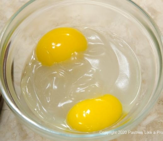 Tempering eggs