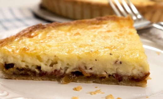 Brie and Bacon Tart