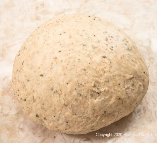 Herb and Cheese Bread kneaded