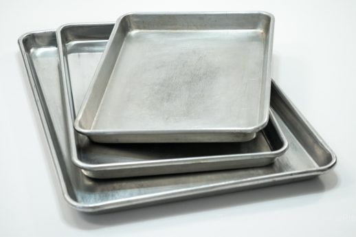 Sheet pans for baking cookies