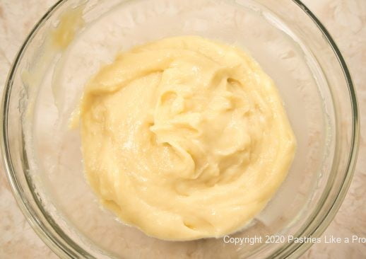 Whisked pastry cream