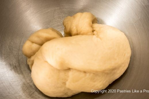 Yeast dough for European Nut Rolls finished