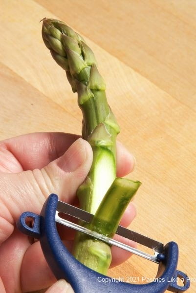 Peeling Asparagus