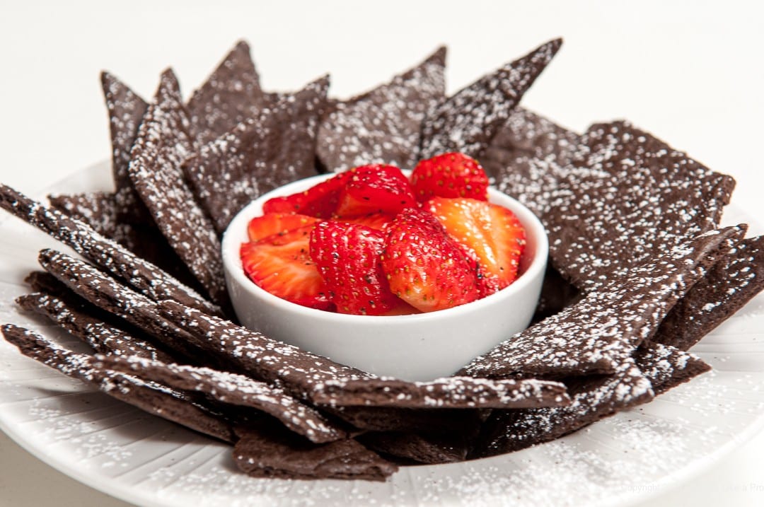 Oreo "Tacos" with Strawberry Salsa