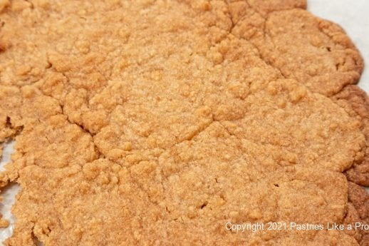 Baked brown sugar crumble