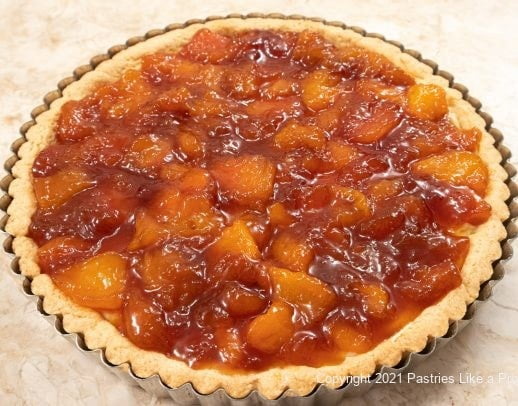 Caramelized Peaches in shell