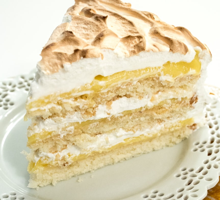 Lemon Meringue Cake