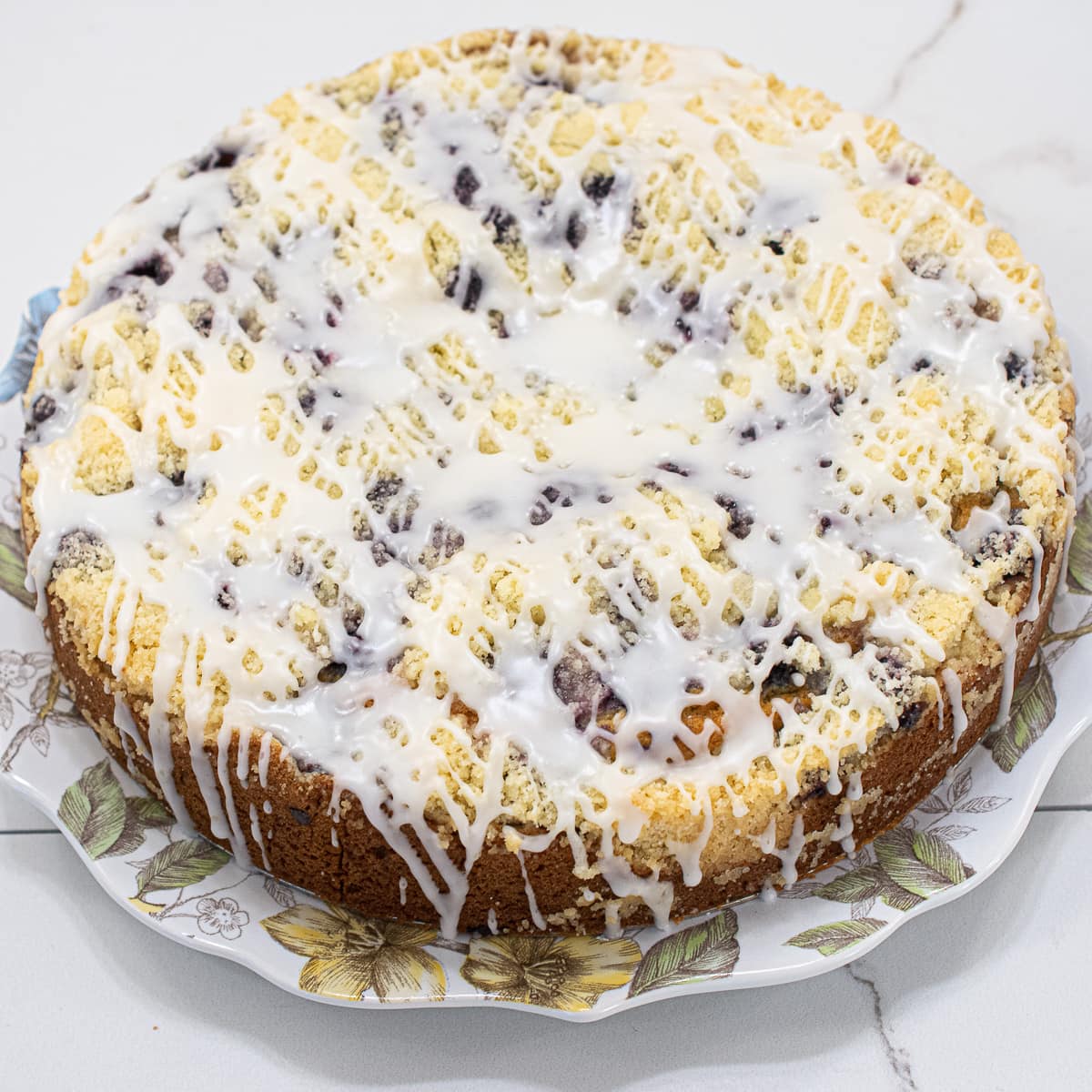 Blueberry Coffee Cake for Summertime Cakes