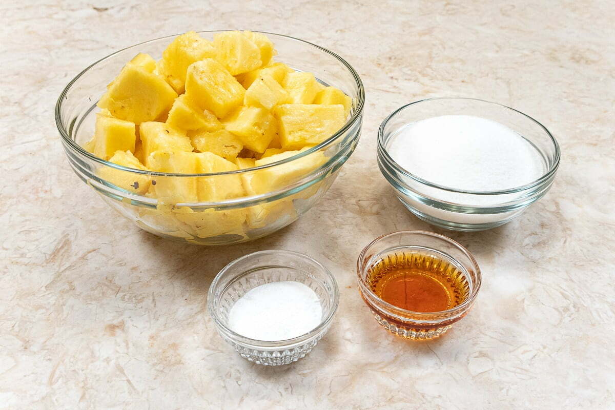 Pineapple Foam ingredients