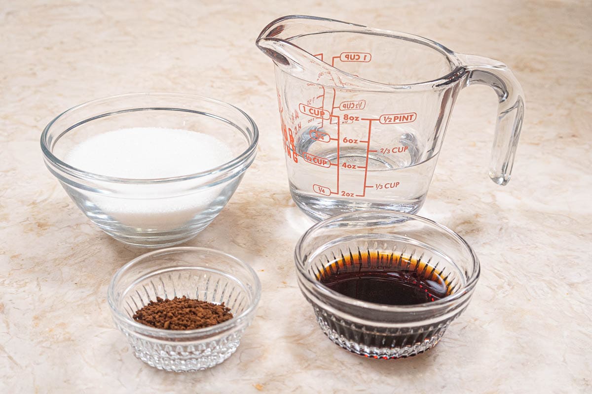 Coffee Syrup Ingredients