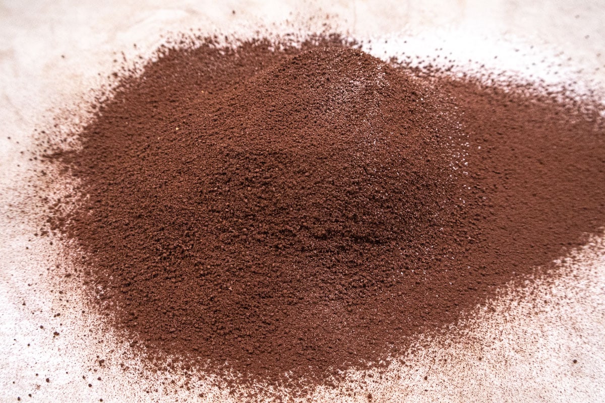 Cocoa and Flour sifted together.