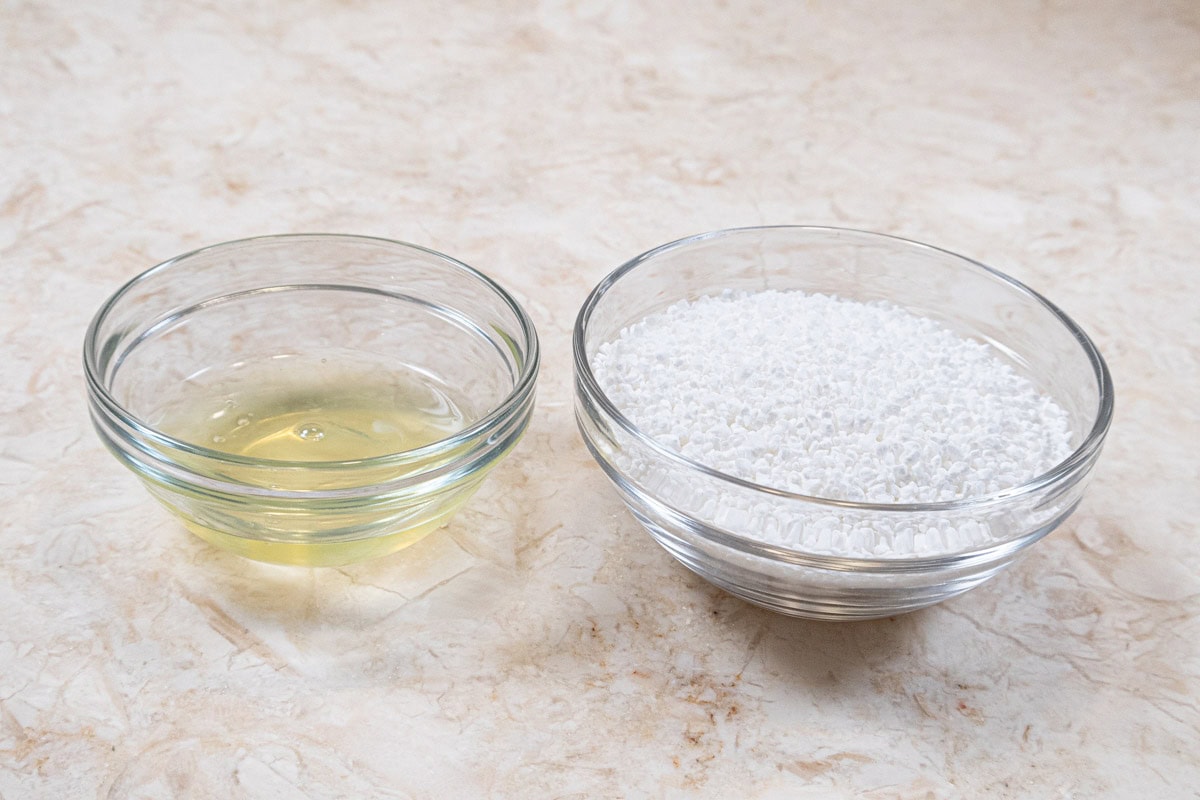 ingredients for the wash are egg white and Swedish Pearl Sugar.