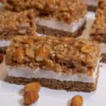 A Salted Peanut Chew in the foreground with others in the background.