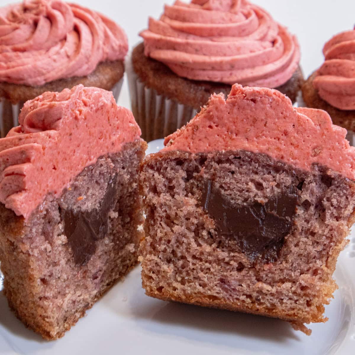 Strawberry Surprise Cupcake Recipe