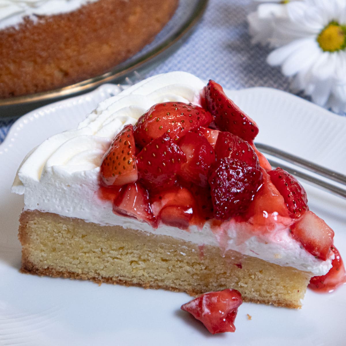 Lemon Strawberry Cake