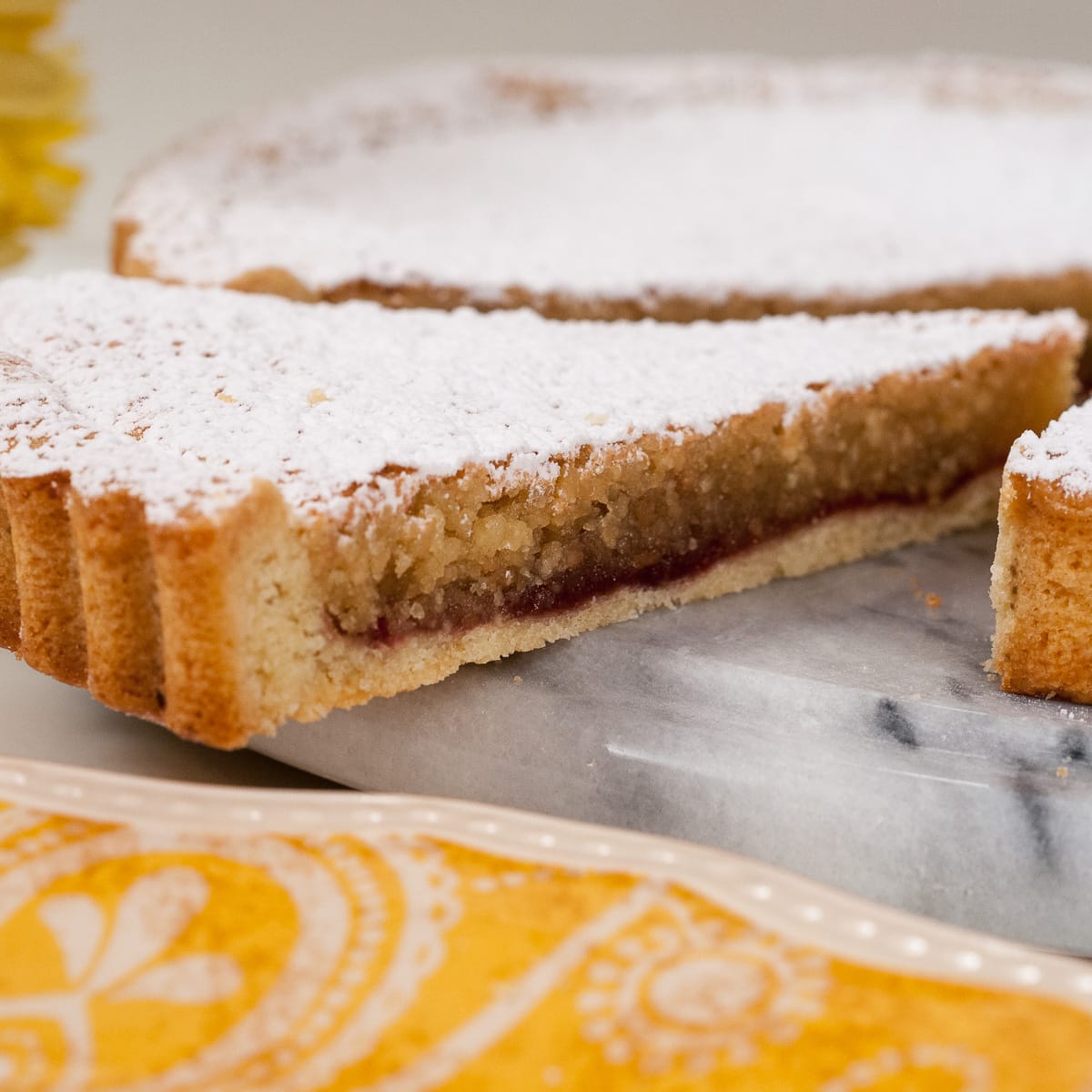 Easy Almond Raspberry Tart