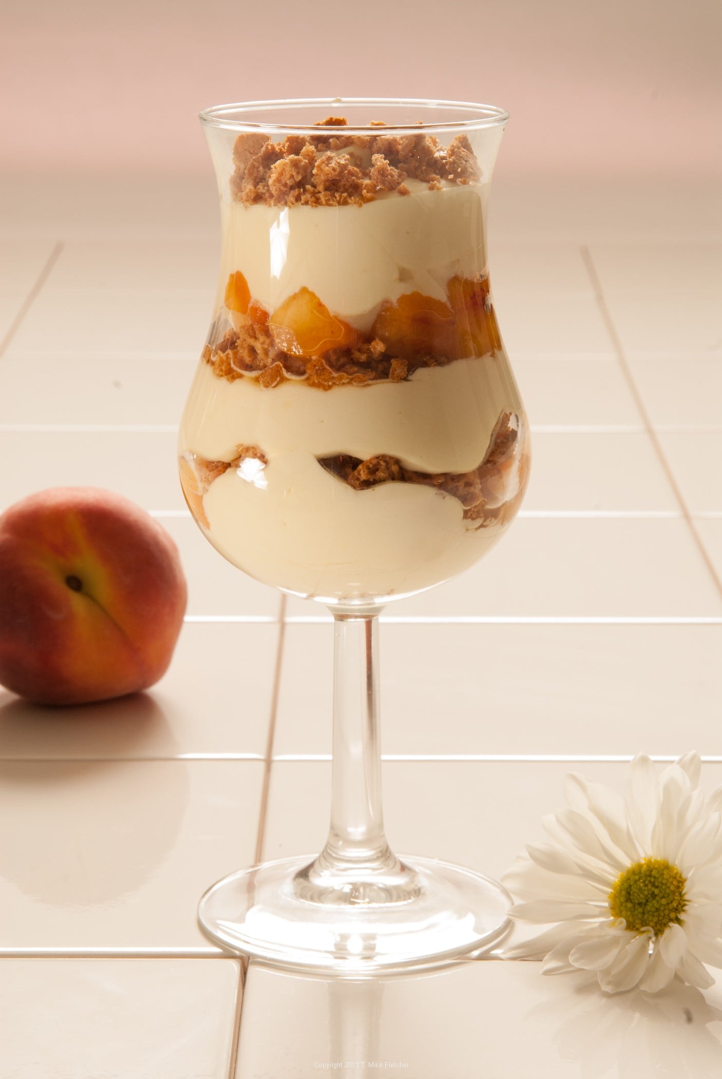 Peachy Keen Mascarpone Parfait