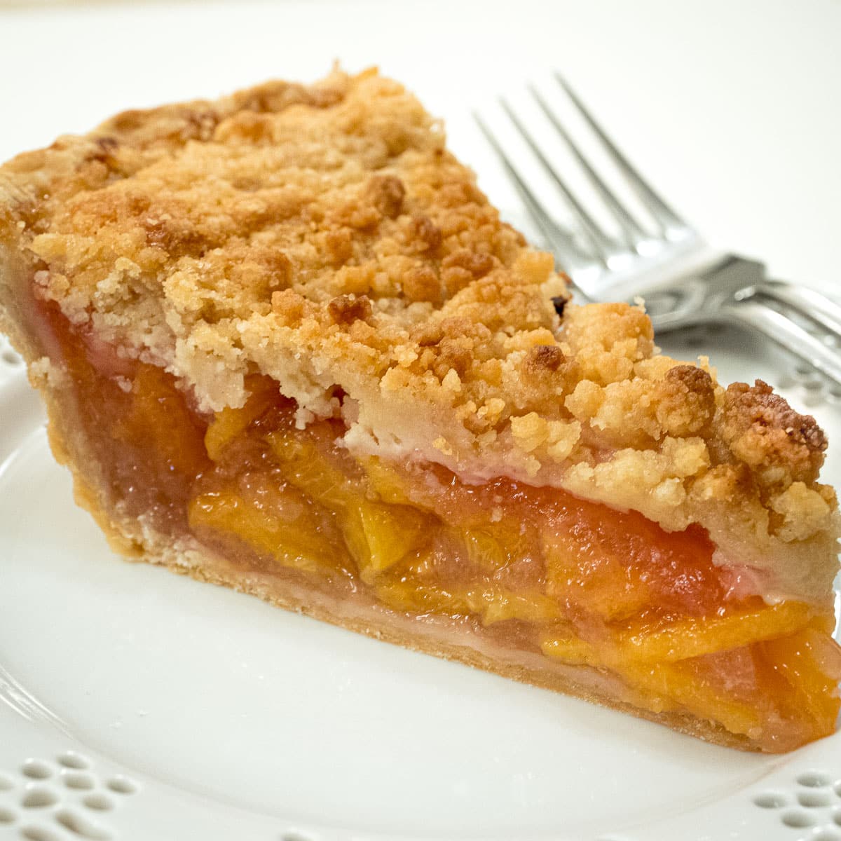 Dutch Peach Pie