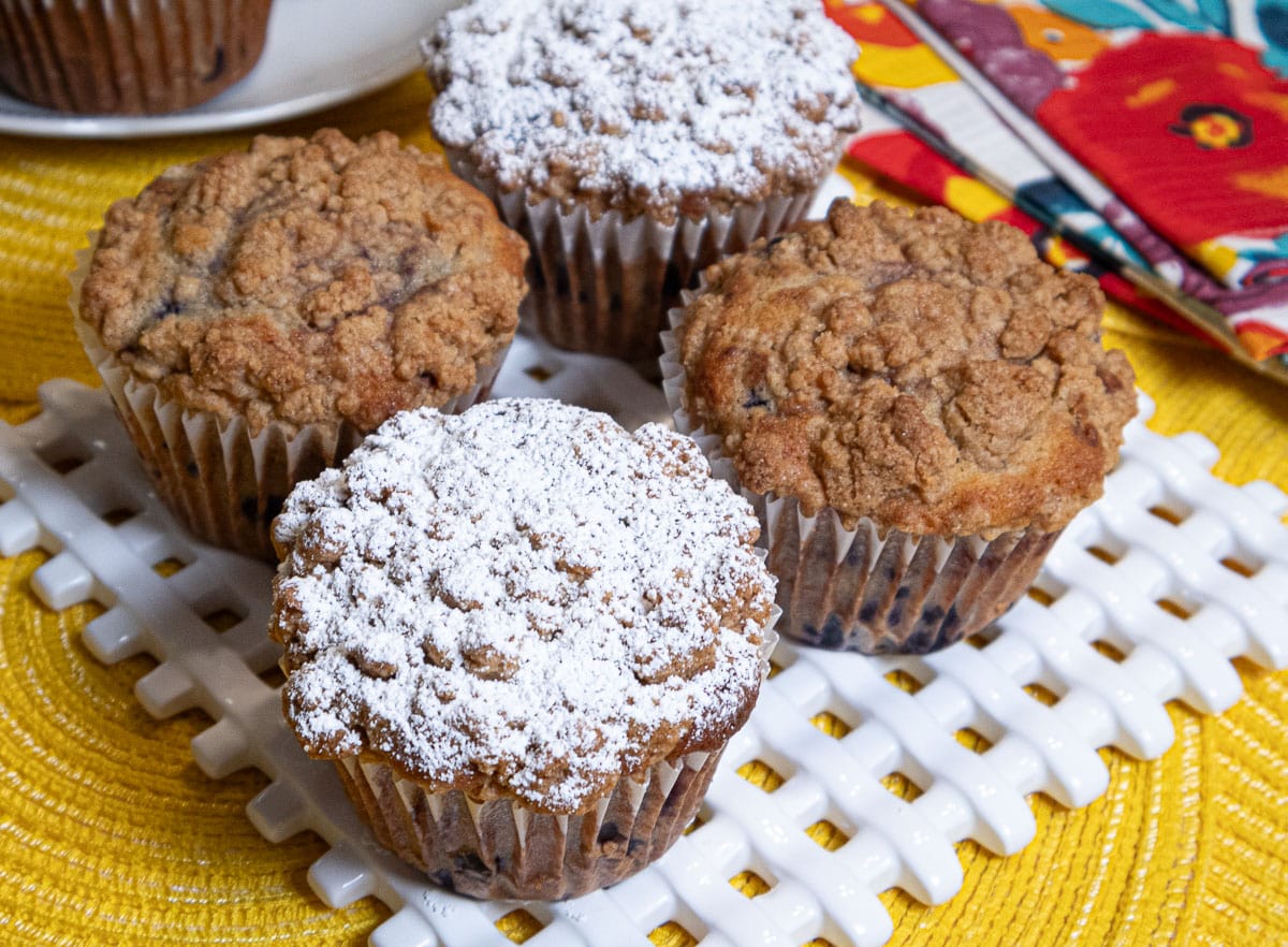 Blueberry Crumb Muffins